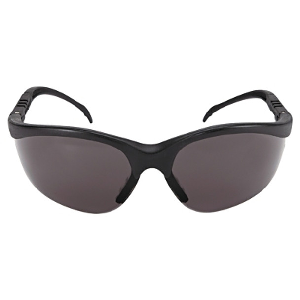 Klondike Protective Eyewear, Gray Lens, Polycarbonate, Black Frame (1 EA)