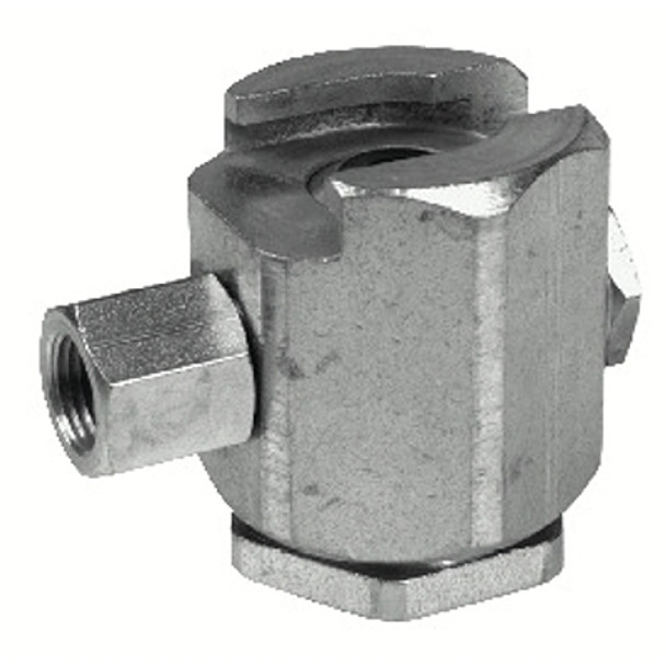 Alemite Button Head Coupler, Female/Female, 1/8 in, Giant pull-on type (1 EA / EA)