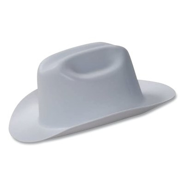WESTERN OUTLAW Hard Hats, 4 Point Ratchet, Grey (1 EA)