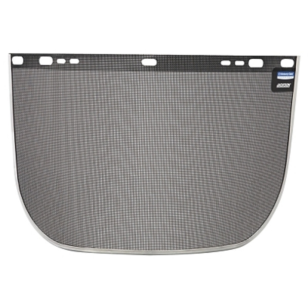 F60 Wire Face Shields, Black, 40-Large Mesh, 15 1/2 in x 9 in (1 EA)