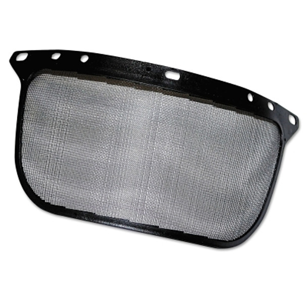 F60 Wire Face Shields, Mesh Steel, 15-1/2 in L x 6-1/2 in H x 0.020 in T, (1 EA)