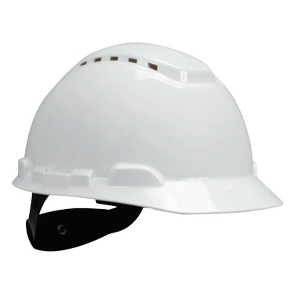 Uvicator Ratchet Hard Hats, 4 Point, Vented, White (20 EA / CA)