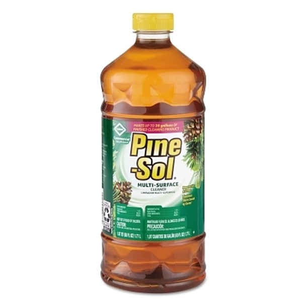 Clorox Pine-Sol Liquid Cleaner, Disinfectant, Deodorizer, Pine Scent, 60 oz Bottle (6 EA / CA)