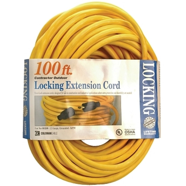 Southwire Twist Lock Extension Cord, 100 ft, 1 Outlet (1 EA / EA)