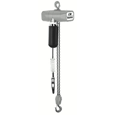 CM Columbus McKinnon Valustar Electric Chain Hoist, 1/2 Tons Capacity