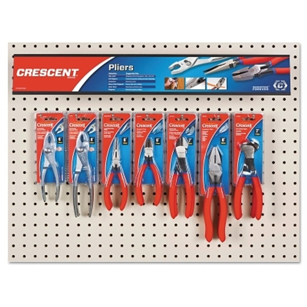 Crescent Mixed Slip Joint and Solid Joint Pliers Displays, 14 Pieces (1 EA / EA)