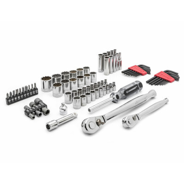 6 and 12 Point Standard and Deep SAE/Metric Mechanics Tool Sets, 1/4 in; 3/8 in (1 ST / ST)