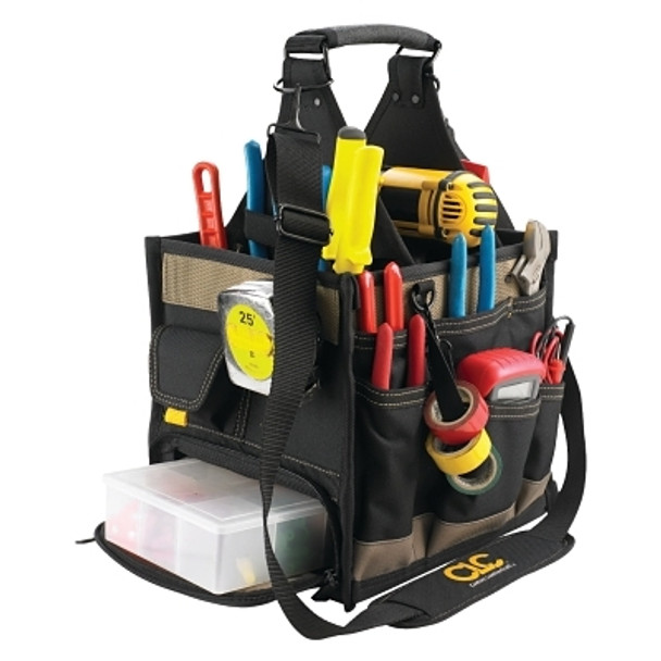 Soft Side Tool Bags, 23 Compartments, 19 in X 10 in (1 EA)