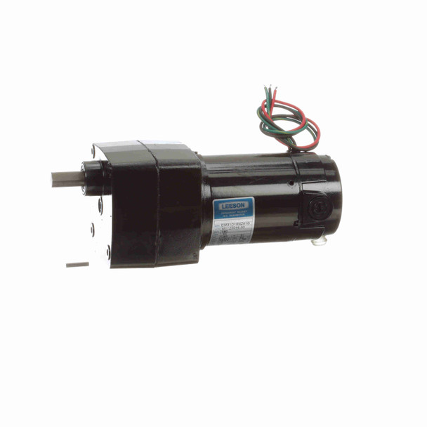 Leeson 0.03 HP DC Gearmotor, 4 RPM, 180 V, 31 Frame, TENV - M1125046.00