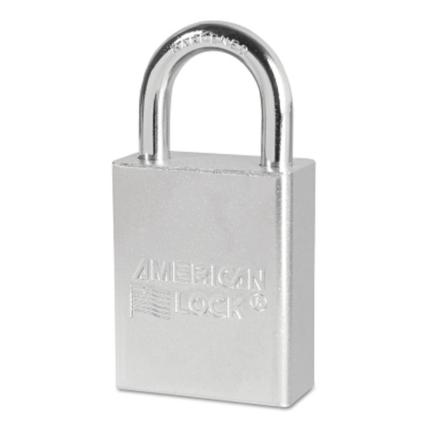 Steel Padlocks (Square Bodied), 1/4 in Diam., 1 in Long (6 EA / BOX)