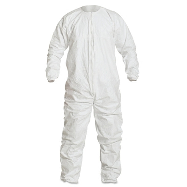 Tyvek IsoClean Coveralls with Zipper, White, X-Large (25 EA / CA)