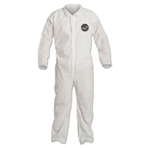 Proshield 10 Coveralls White with Open Wrists and Ankles, White, 4X-Large (25 EA / CA)