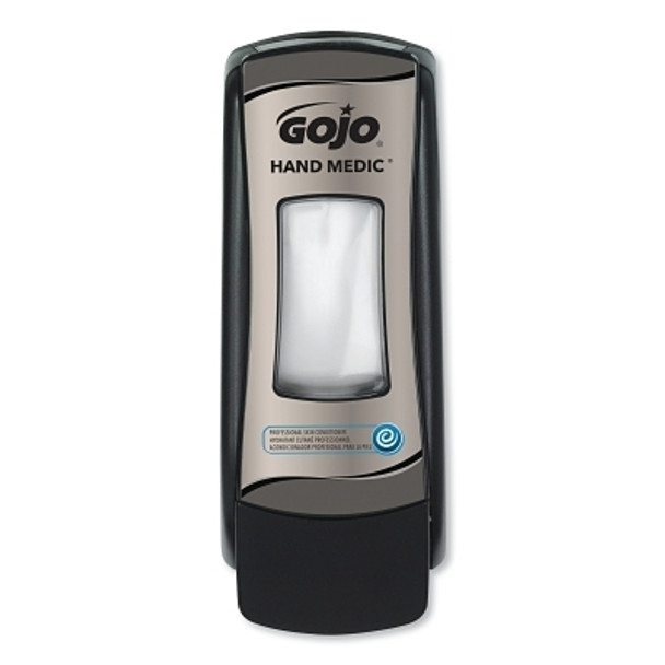 Gojo HAND MEDIC Skin Conditioner ADX-7 Dispensers, Chrome/Black, 700 mL (6 EA / CA)