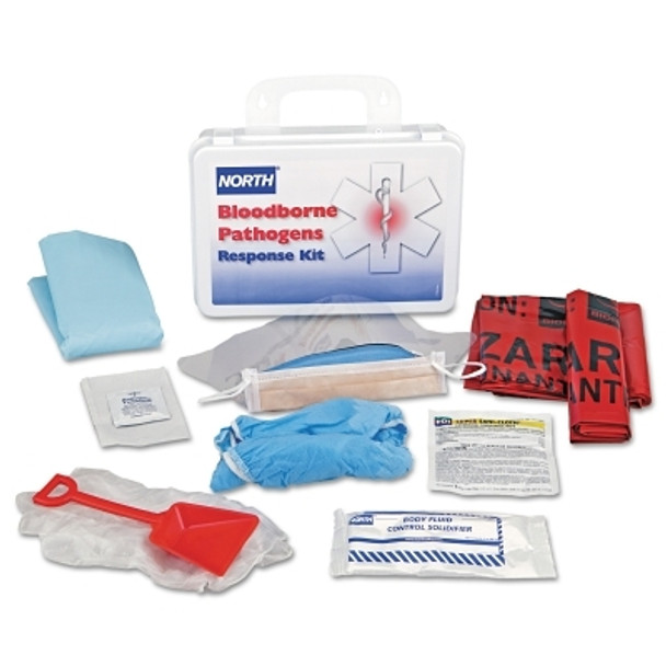 Bloodborne Pathogen Response Kits, Personal Protection, Plastic, 24 Unit (1 EA)