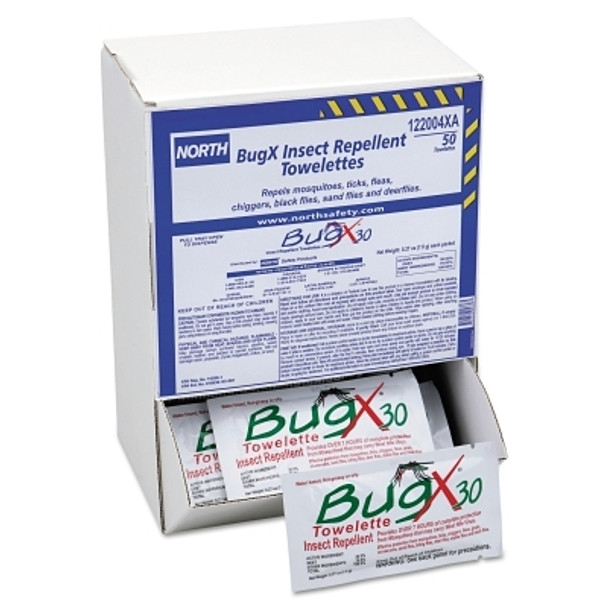 BugX30 Insect Repellent Towelettes (1 BX / BX)