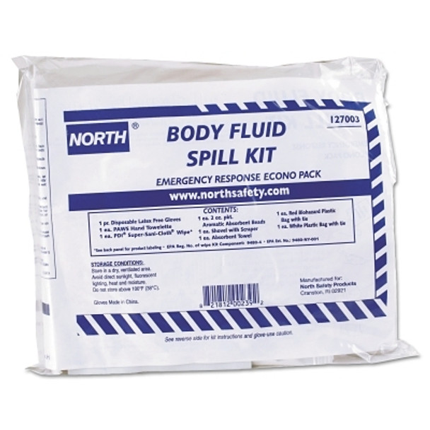 Bloodborne Pathogens Spill Clean-Up Kits, Spill Control, Plastic (12 KIT / CS)