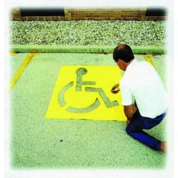 C.H. Hanson 43" HIGH HANDICAPPED SYMBOL PARKING LOT (1 EA / EA)