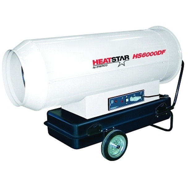 HeatStar Portable Diesel Direct-Fired Heaters, 35.6 gal, 115 V (1 EA / EA)