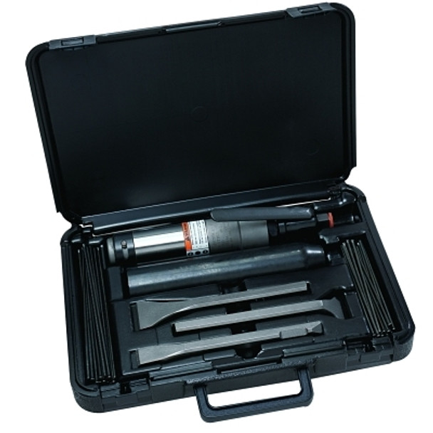 Pneumatic Needle Scaler Kits, 4,000 blows/min, 1 1/16 in Stroke (1 EA)