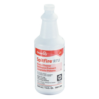 Spitfire Power Cleaner, 32 oz Spray Bottle, Fresh Scent (12 EA / CT)