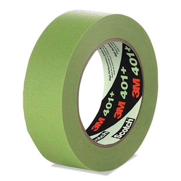 3M Industrial High Performance Masking Tapes 401+, 72 mm x 55 m, Green (1 RL / RL)