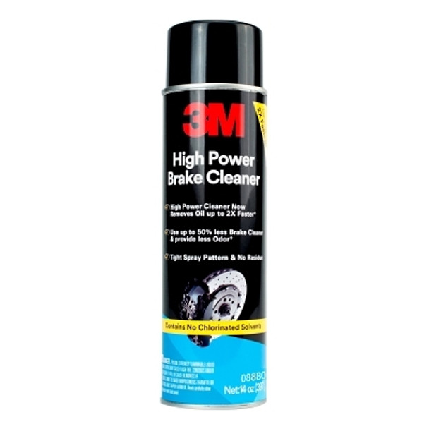 3M High Power Brake Cleaner, 14 oz, Aerosol Can, Solvent Scent (12 CN / CA)