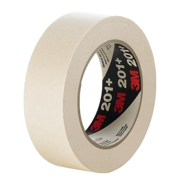 3M Industrial 201+ General Use Masking Tape, 0.94 in x 60.14 yd, Natural (1 RL / RL)