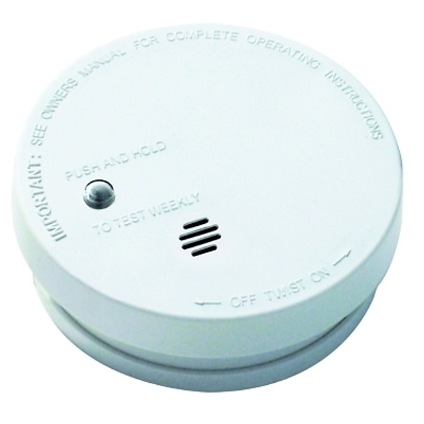 Battery Operated Smoke Alarms with Hush, Ionization Sensor (12 EA / CA)