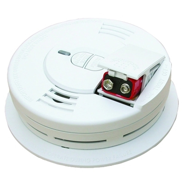 Interconnectable Smoke Alarms, With Hush and Front Battery, Ionization (6 EA / CA)