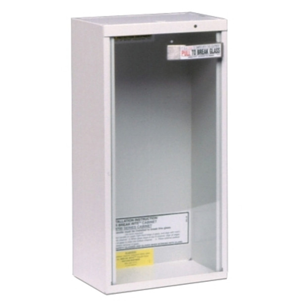 Extinguisher Cabinets, Surface Mount, Steel, Tan, 20 lb or 2.5 gal (1 EA)