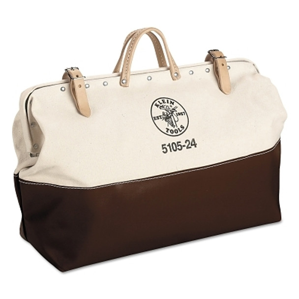 No. 8 Canvas Tool Bags, 1 Compartment, 24 X 6 in (1 EA)