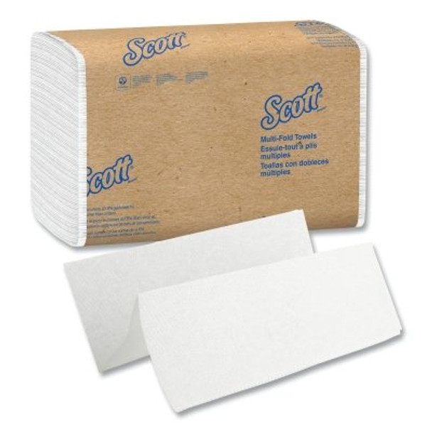 Scott Multi-Fold Towels, Absorbency Pockets, 9 1/5 x 9 2/5, 250/Pack (1 CA / CA)