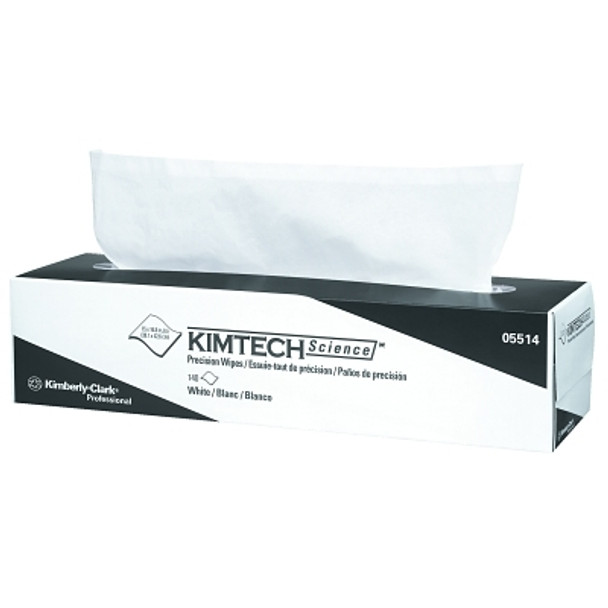 Kimberly-Clark Professional Kimtech Science Precision Wipe Tissue Wipers, Pop-Up Box, White, 140 per box (15 BX / CS)