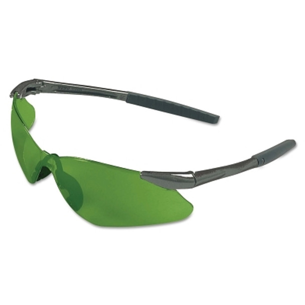 V30 Nemesis VL Safety Glasses, IRUV Shade 5.0, Polycarbonate Lens, Uncoated, Gunmetal No Brow Frame, Nylon (1 PR / PR)