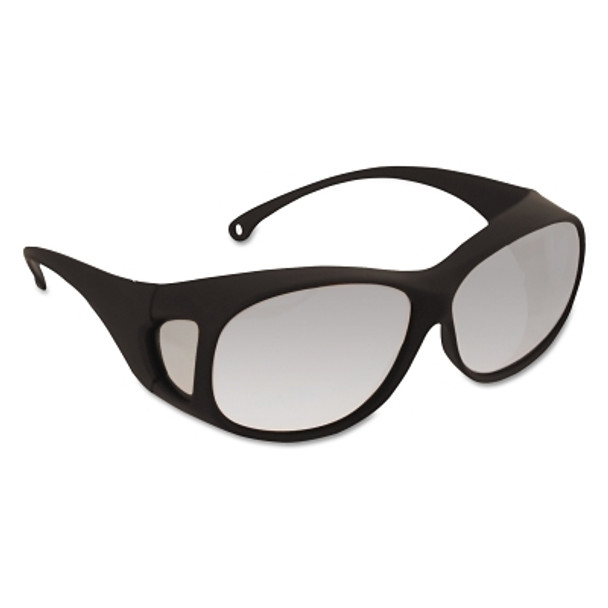 V50 OTG* Safety Eyewear, Indoor/Outdoor Lens, Anti-Scratch, Black Frame, Nylon (1 EA)