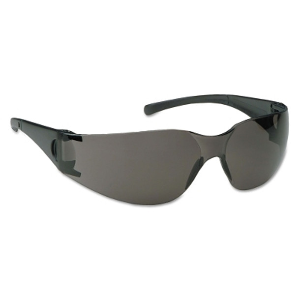 V10 Element Safety Glasses, Smoke Lens, Polycarbonate, Uncoated, Black Frame (1 PR / PR)