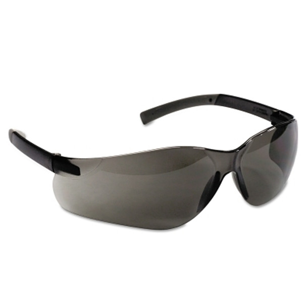 V20 Purity Safety Glasses, Smoke Lens, Anti-Scratch, UV, Smoke Frame, Nylon (1 BX / BX)