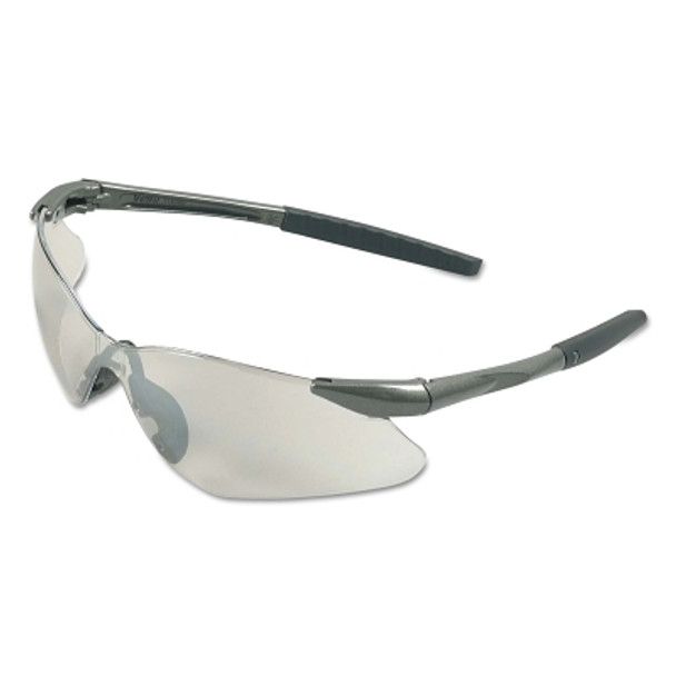 V30 Nemesis VL Safety Glasses, Indoor/Outdoor, Polycarbonate Lens, Uncoated, Gunmetal No Brow Frame, Nylon (1 PR / PR)
