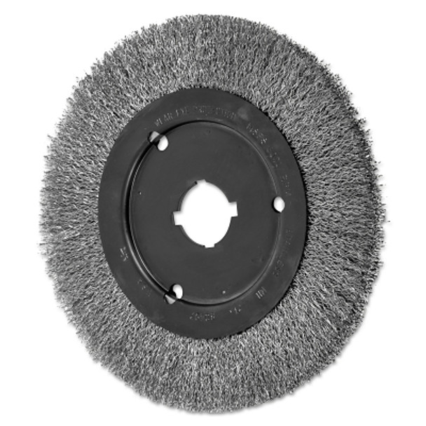 Advance Brush Narrow Face Crimped Wire Brush, 8 D x 3/4 W, .012 Stainless Steel, 6,000 rpm (2 EA / BOX)