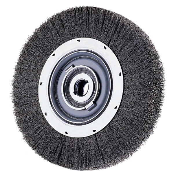 Advance Brush Medium Crimped Wire Wheel Brush, 6 D x 1 1/16 W, .012 Carbon Steel, 6,000 rpm (1 EA / EA)