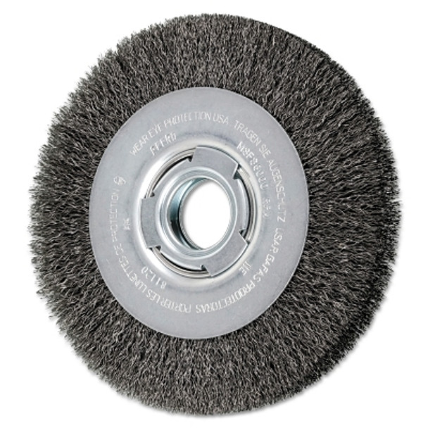 Advance Brush Medium Crimped Wire Wheel Brush, 7 D x 31/32 W, .012 Carbon Steel, 6,000 rpm (1 EA / EA)