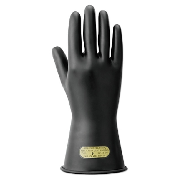 Marigold Rubber Insulating Gloves, Size 10, Black (1 PR / PR)