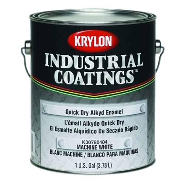 Krylon 78 Series Quick Dry Alkyd Enamels, 1 Gallon Can, Gloss Black (4 GAL / CS)