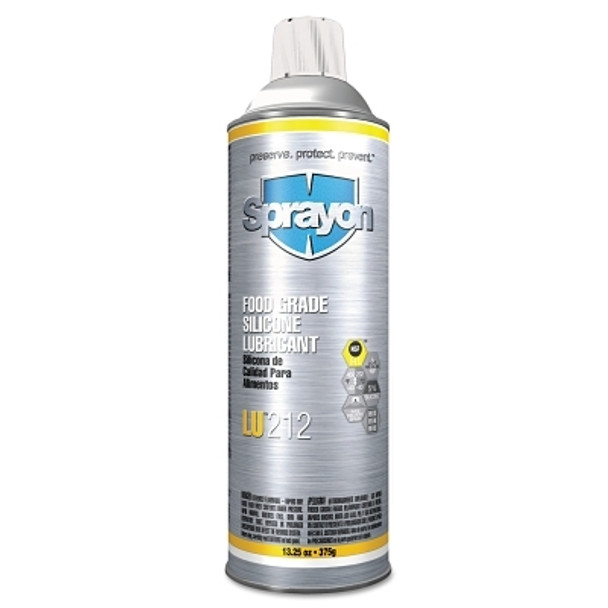 Sprayon Food Grade Silicone LU212 Formula, 13.25 oz Aerosol Can (12 CN / CA)