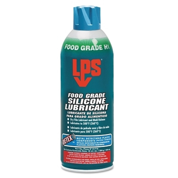 LPS Food Grade Silicone Lubricant, 10 oz Aerosol Can (12 CN / CS)