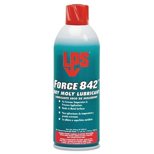 LPS Force 842° Dry Moly Lubricant, 16 oz Aerosol Can (12 CN / CS)