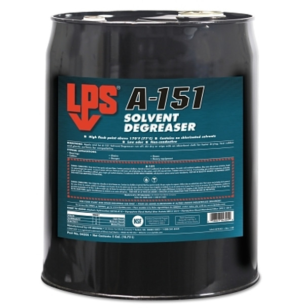 LPS A-151 Solvent/Degreaser, 5 gal Pail (5 GAL / PAL)