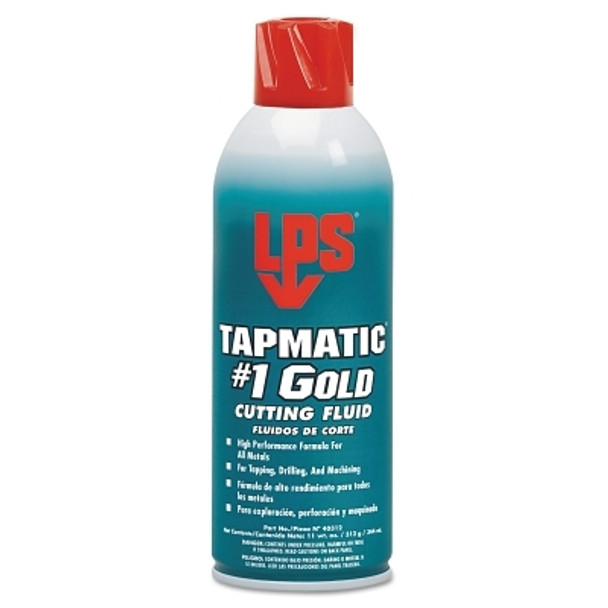 LPS Tapmatic #1 Gold Cutting Fluid, 11 wt oz, Aerosol Can (12 CN / CS)