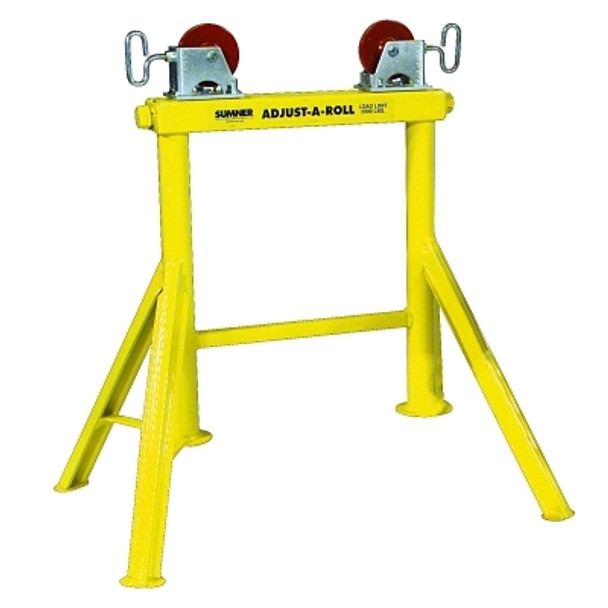 Sumner Hi Adjust-A-Roll Stands, Aluminum Wheels, 2000 lb Cap, 1/2 in to 36 in Pipe (1 EA / EA)