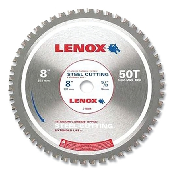 Lenox Metal Cutting Circular Saw Blades, 8 in, 50 Teeth (1 EA / EA)